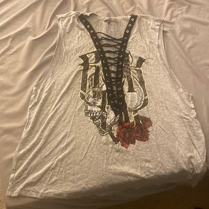 Charlotte Russe gray tank top